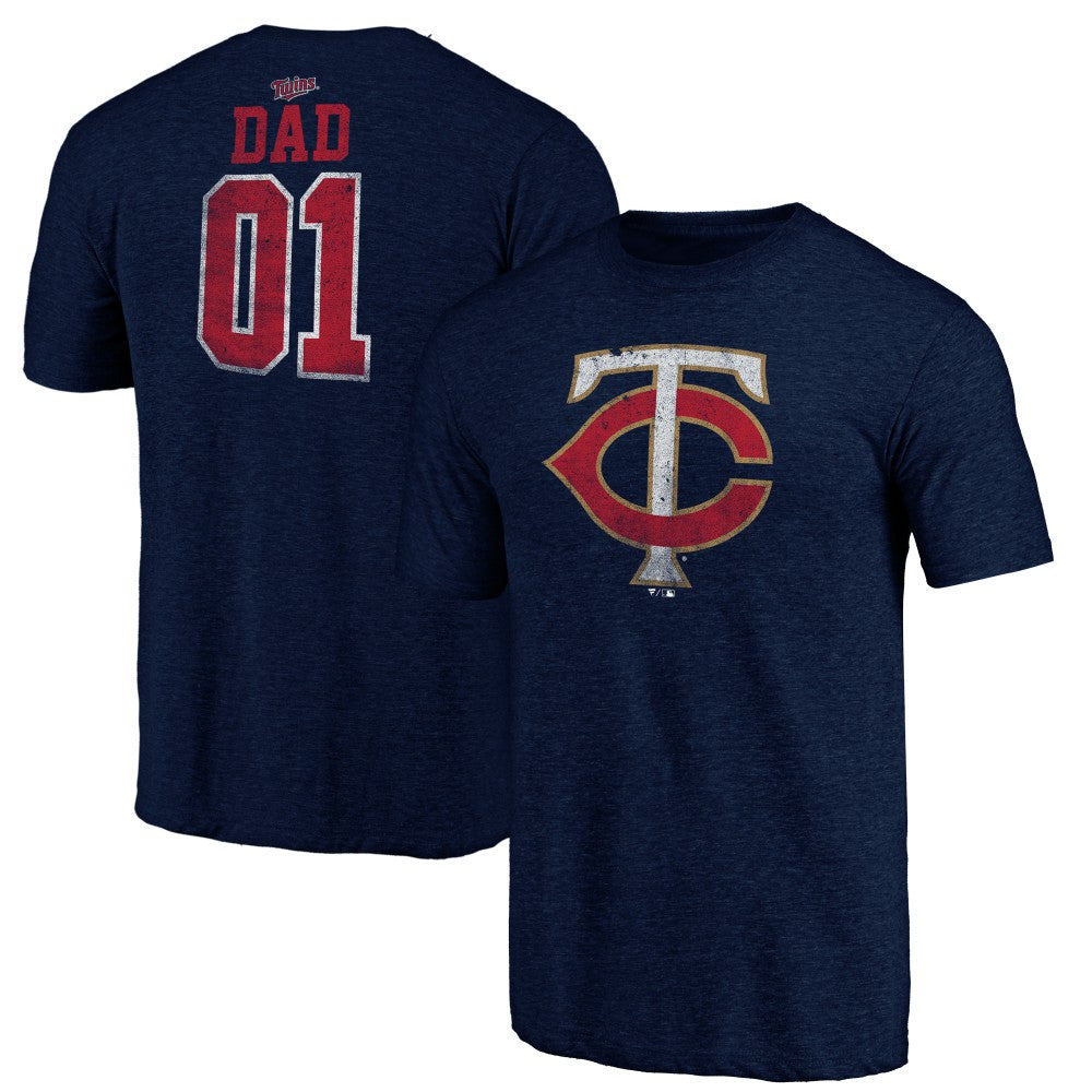 MLB Minnesota Twins Father's Day Greatest Dad Tri-Blend T-Shirt