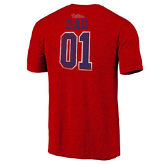 MLB Philadelphia Phillies Father's Day Greatest Dad Tri-Blend T-Shirt