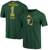 #1 Dad Team Logo T-Shirt - Green Bay Packers