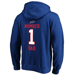 #1 Dad Pullover Hoodie - Buffalo Bills