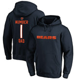 #1 Dad Pullover Hoodie - Chicago Bears