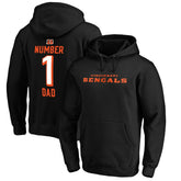 #1 Dad Pullover Hoodie - Cincinnati Bengals