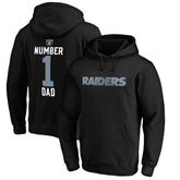 #1 Dad Pullover Hoodie - Las Vegas Raiders