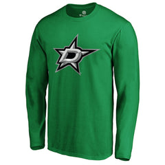 NHL Kelly Green Dallas Stars #1 Dad Long Sleeve T-Shirt
