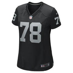 Art Shell Women's Game Retired Player Jersey - Las Vegas Raiders