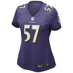 Bart Scott Women's Game Retired Player Jersey - Baltimore Ravens
