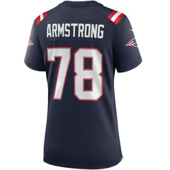 Bruce Armstrong Women's Game Retired Player Jersey - New England Patriots