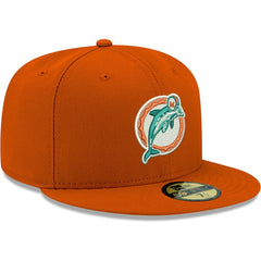 Omaha Throwback 59FIFTY Fitted Hat - Miami Dolphins