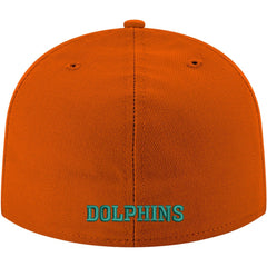Omaha Throwback 59FIFTY Fitted Hat - Miami Dolphins