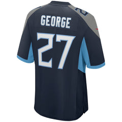 Eddie George Game Retired Player Jersey - Tennessee Titans
