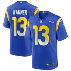 Kurt Warner Game Retired Player Jersey - Los Angeles Rams