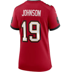 Keyshawn Johnson Women's Game Retired Player Jersey - Tampa Bay Buccaneers