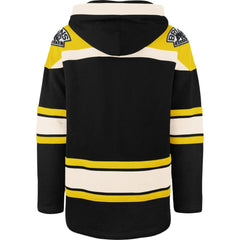 NHL Black Boston Bruins '47 Superior Lacer Hoodie