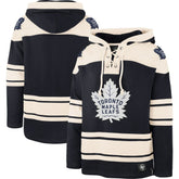 NHL Navy/Cream Toronto Maple Leafs '47 Superior Lacer Pullover Hoodie
