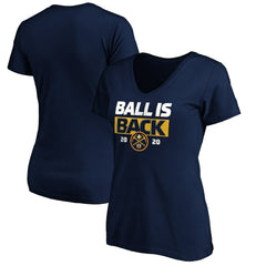NBA Denver Nuggets Women's Ball Is Back V-Neck T-Shirt sale