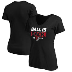 NBA Portland Trail Blazers Women's Ball Is Back V-Neck T-Shirt