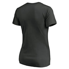 NHL Black Vegas Golden Knights Women's Drop the Puck V-Neck T-Shirt