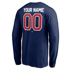 MLB Atlanta Braves Personalized Winning Streak Name & Number Long Sleeve T-Shirt