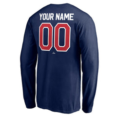 MLB Boston Red Sox Personalized Winning Streak Name & Number Long Sleeve T-Shirt