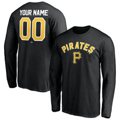 MLB Pittsburgh Pirates Personalized Winning Streak Name & Number Long Sleeve T-Shirt