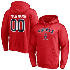 MLB Los Angeles Angels Personalized Winning Streak Name & Number Pullover Hoodie