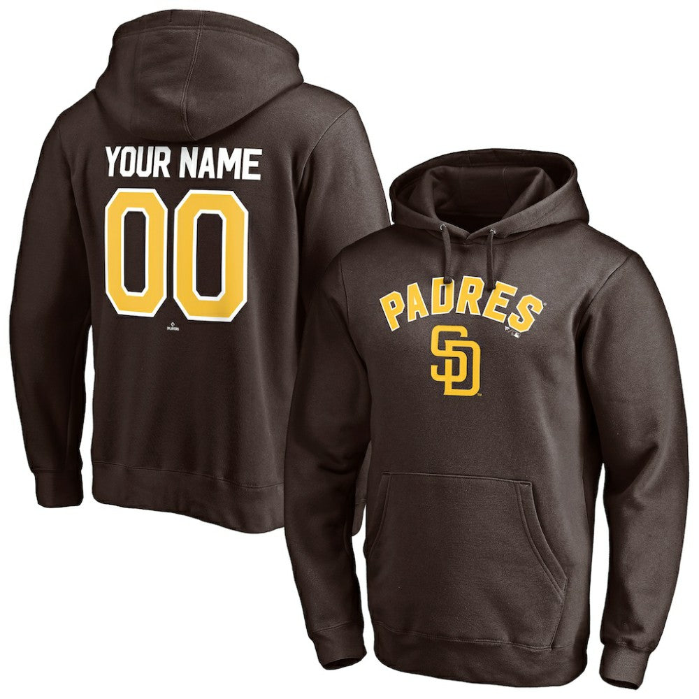 MLB San Diego Padres Personalized Winning Streak Name & Number Pullover Hoodie
