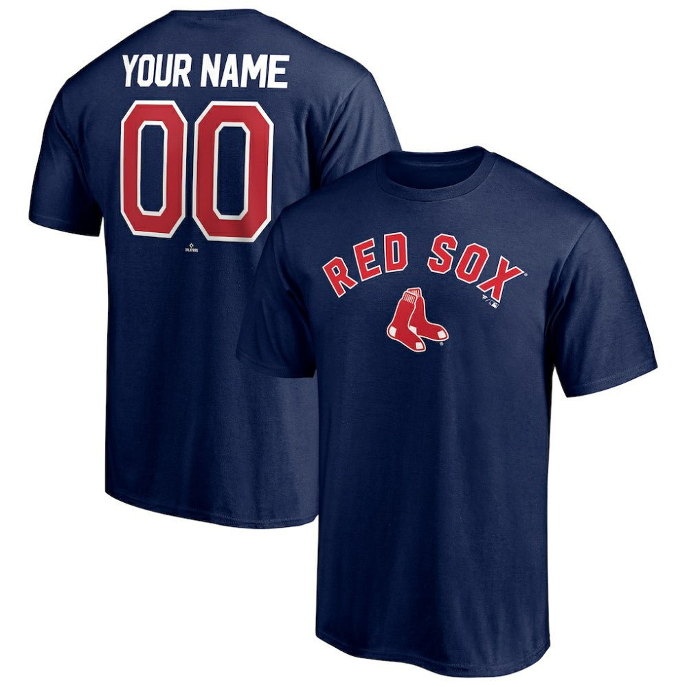MLB Boston Red Sox Personalized Team Winning Streak Name & Number T-Shirt