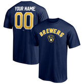 MLB Milwaukee Brewers Personalized Team Winning Streak Name & Number T-Shirt
