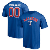 MLB Texas Rangers Personalized Team Winning Streak Name & Number T-Shirt