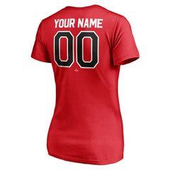 MLB Cincinnati Reds Women's Personalized Winning Streak Name & Number V-Neck T-Shirt