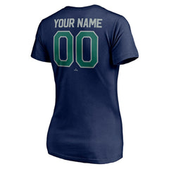 MLB Seattle Mariners Women's Personalized Winning Streak Name & Number V-Neck T-Shirt