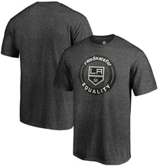 NHL Heather Gray Los Angeles Kings #WeSkateFor T-Shirt