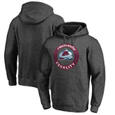 NHL Heather Gray Colorado Avalanche #WeSkateFor Pullover Hoodie
