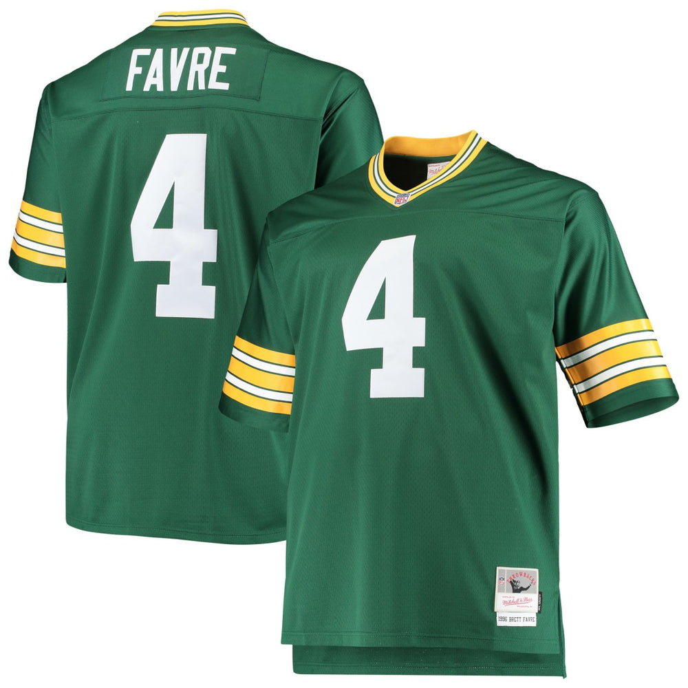 Brett Favre Big & Tall 1996 Retired Player Replica Jersey - Green Bay Packers