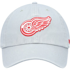 NHL Gray Detroit Red Wings '47 Team Clean Up Adjustable Hat