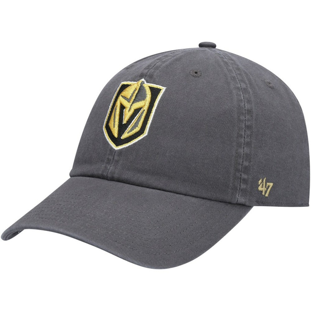 NHL Charcoal Vegas Golden Knights '47 Team Clean Up Adjustable Hat