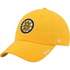 NHL Gold Boston Bruins '47 Women's Team Miata Clean Up Adjustable Hat