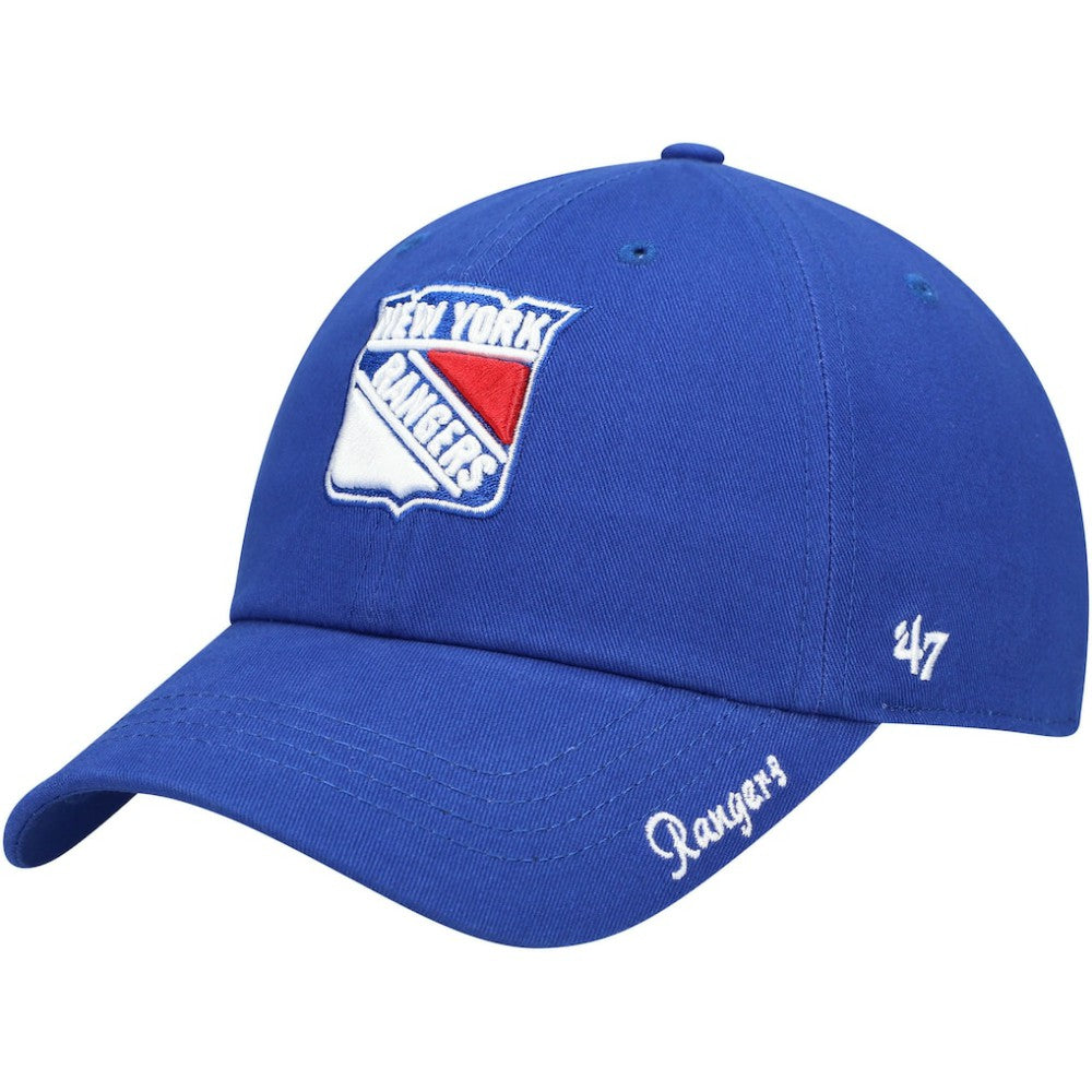 NHL Blue New York Rangers '47 Women's Team Miata Clean Up Adjustable Hat
