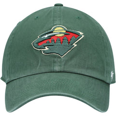 NHL Green Minnesota Wild '47 Team Clean Up Adjustable Hat