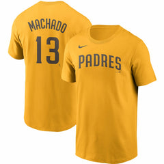 MLB Manny Machado San Diego Padres Nike Name & Number T-Shirt