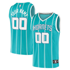 NBA Charlotte Hornets Fast Break Replica Custom Jersey