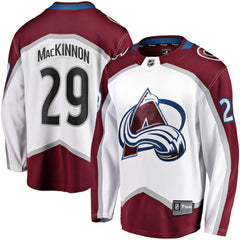 NHL White Nathan MacKinnon Colorado Avalanche Fanatics Breakaway Jersey