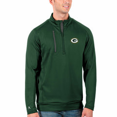 Antigua Generation Quarter-Zip Pullover Jacket - Green Bay Packers