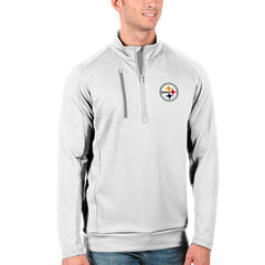 Antigua Generation Quarter-Zip Pullover Jacket - Pittsburgh Steelers