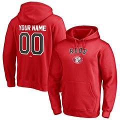 MLB Cincinnati Reds Cooperstown Winning Streak Personalized Name & Number Pullover Hoodie
