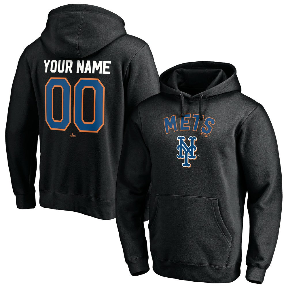 MLB New York Mets Cooperstown Winning Streak Alternate Personalized Name & Number Pullover Hoodie