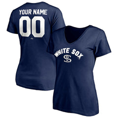 MLB Chicago White Sox Women's Cooperstown Winning Streak Alternate Personalized Name & Number V-Neck T-Shirt