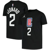 NBA Kawhi Leonard LA Clippers Jordan Brand Youth Statement Edition Name & Number T-Shirt