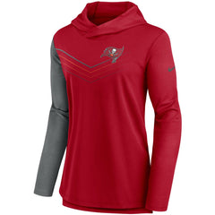 Women's Chevron Hoodie Performance Long Sleeve T-Shirt - Tampa Bay Buccaneers