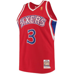 NBA Allen Iverson Philadelphia 76ers 1996/97 Hardwood Classics Authentic Jersey